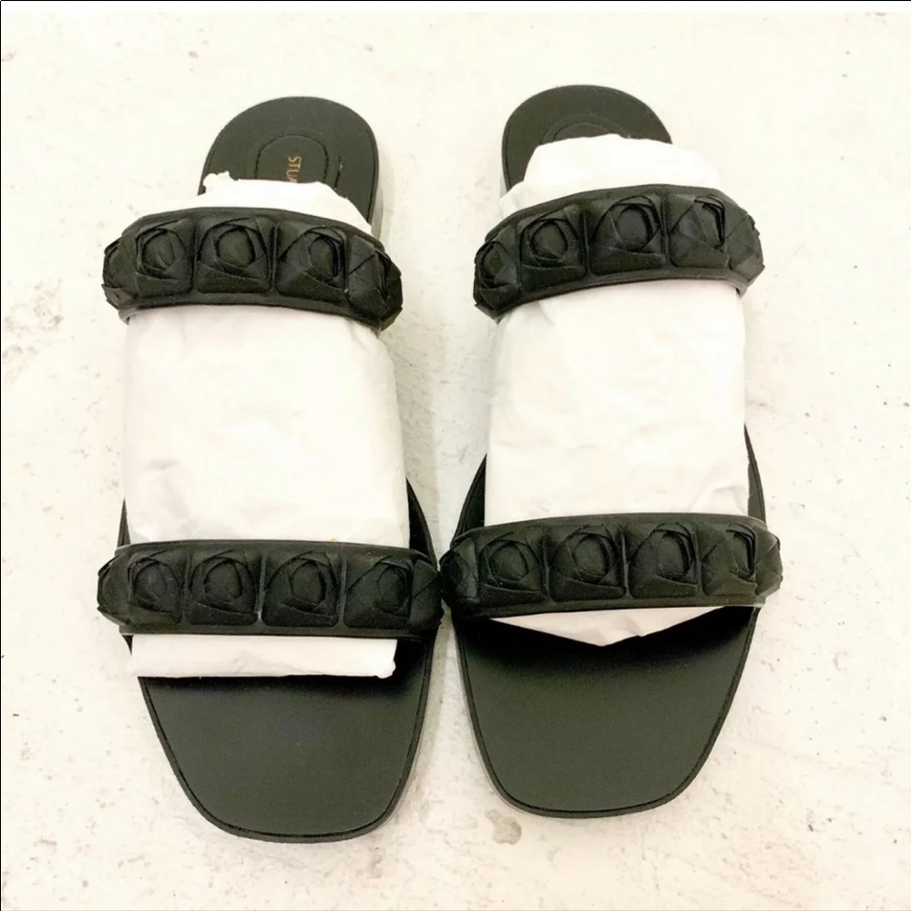 NEW STUART WEITZMAN $498 Rosita Rubber Sandals - Picture 5 of 8